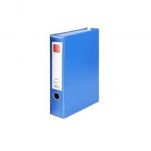 齐心 A1296 A4 35mm 办公必备磁扣式PVC档案盒 蓝 12个/箱 单位:箱