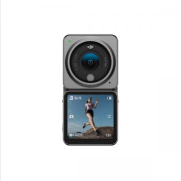 大疆 DJI Action 2 双屏套装 灵眸运动相机 小型手持防水vlog相机 骑行摄像机便携式 + 128G内存卡