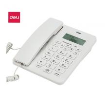 得力（deli)电话机座机 办公家用 来去电查询 可接分机13606白