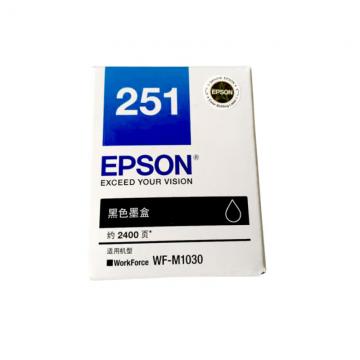 爱普生（EPSON）T251 黑色原装墨盒 (适用WF-M1030机型)约2400页